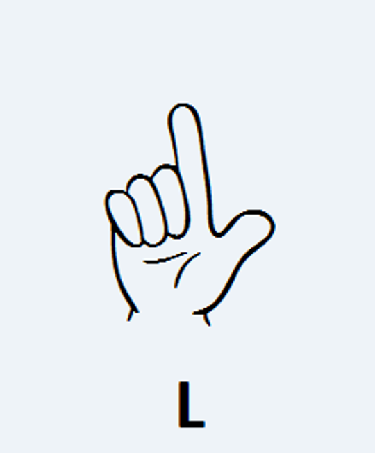 L em Língua de Sinais